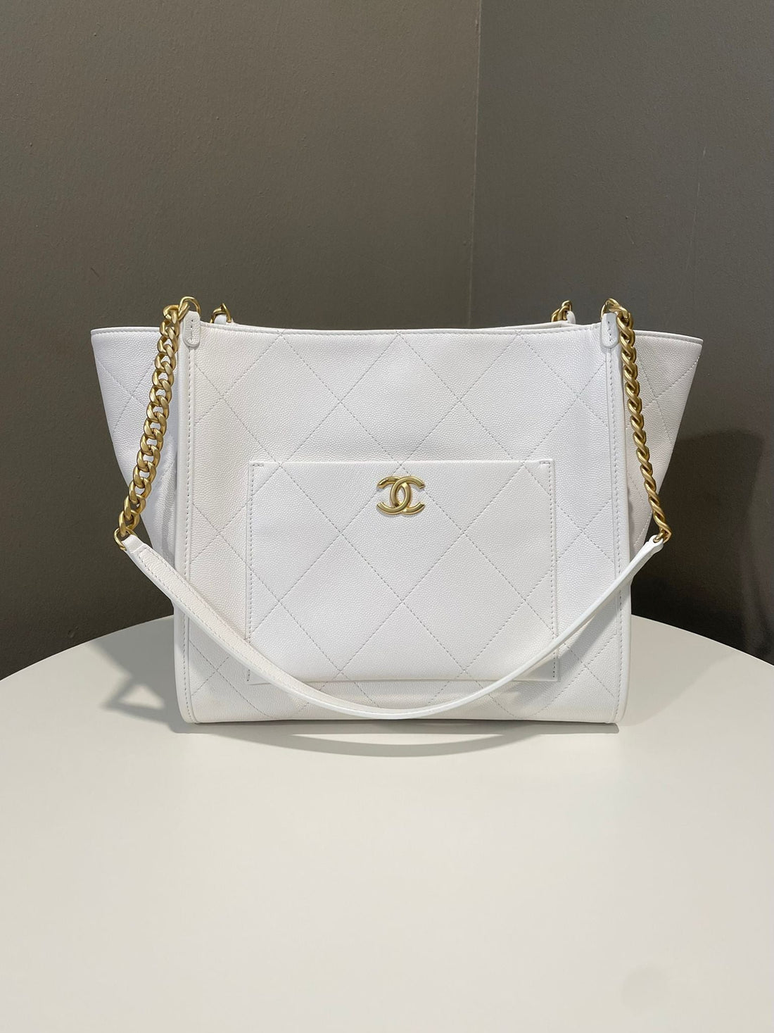 Chanel 25P Stitch Pocket CC Tote