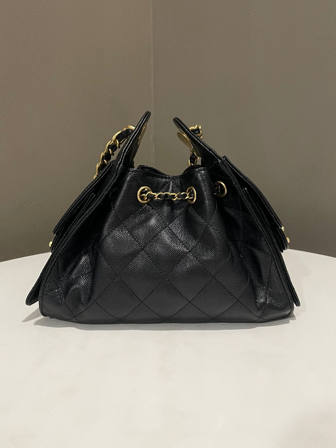 Chanel 26C 25 Mini Bag Black Caviar