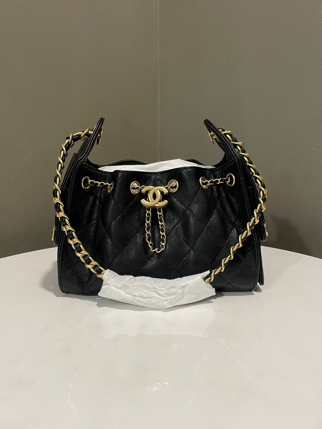Chanel 26P 25 Mini Bag Black Caviar