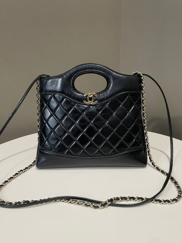 Chanel 31 Bag Black Calfskin