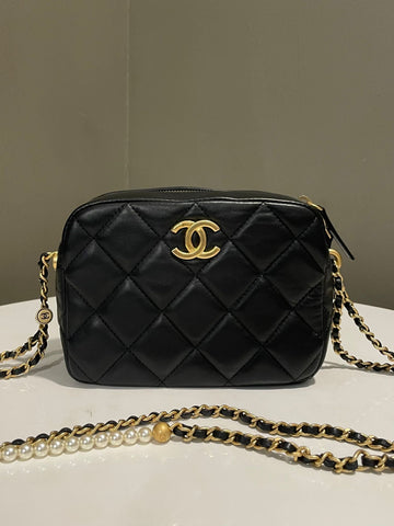 Chanel All Slide Camera Bag Black
