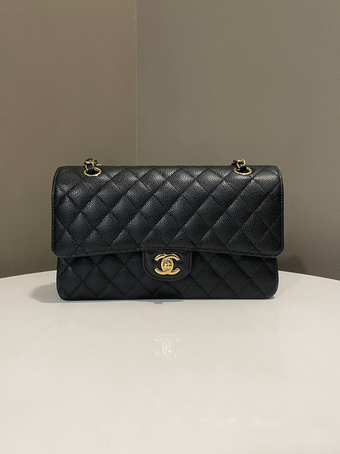 Chanel Classic Quilted Medium Double Flap Black Caviar