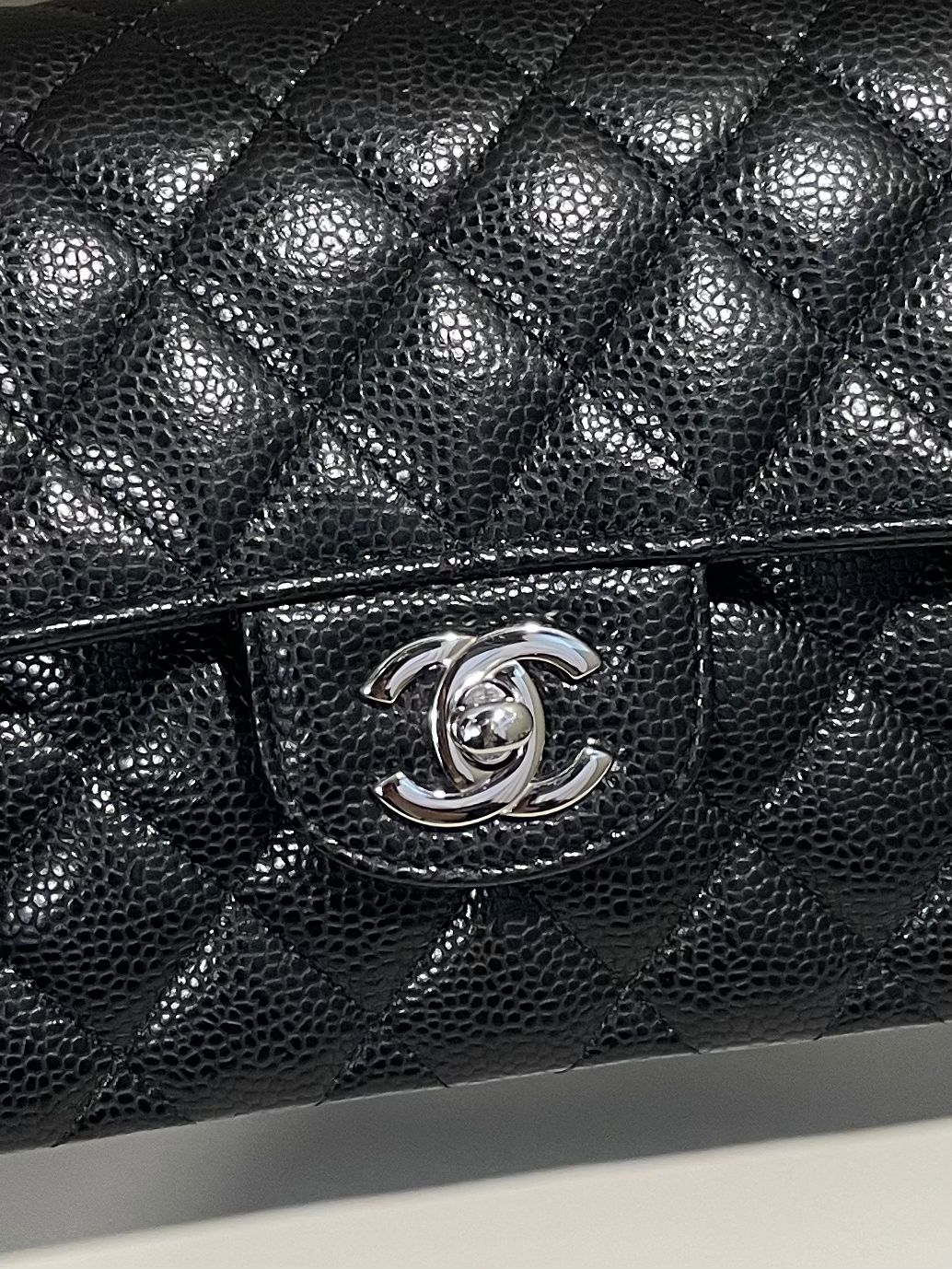 Chanel Classic Quilted Small Double Flap Black Caviar