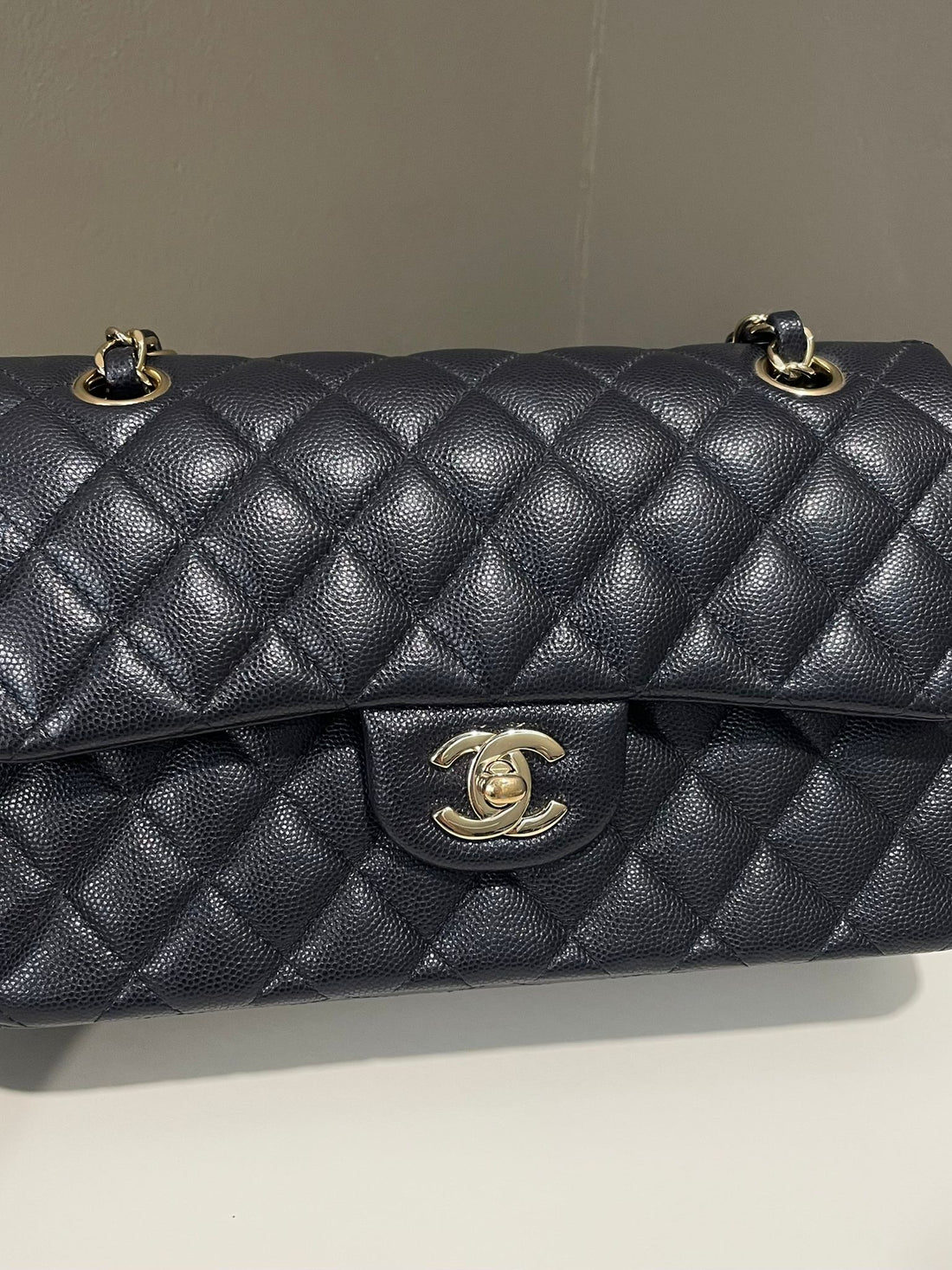 Chanel Classic Quilted Small Double Flap Midnight Navy Caviar