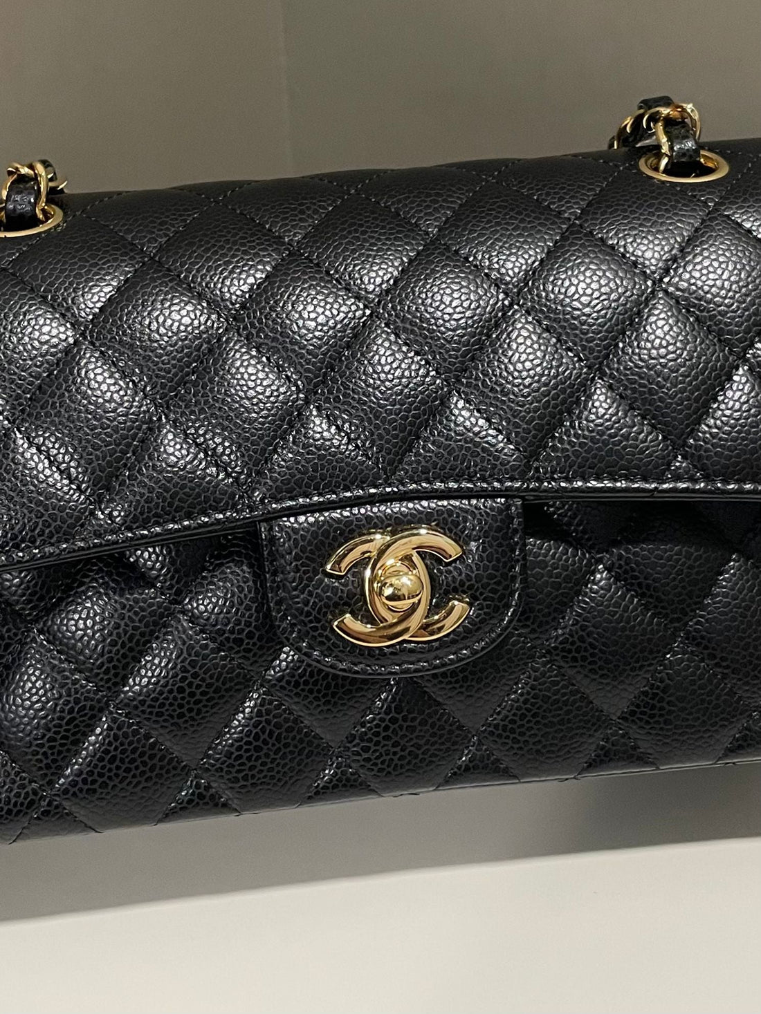 Chanel Classic Quilted Small Double Flap Black Caviar