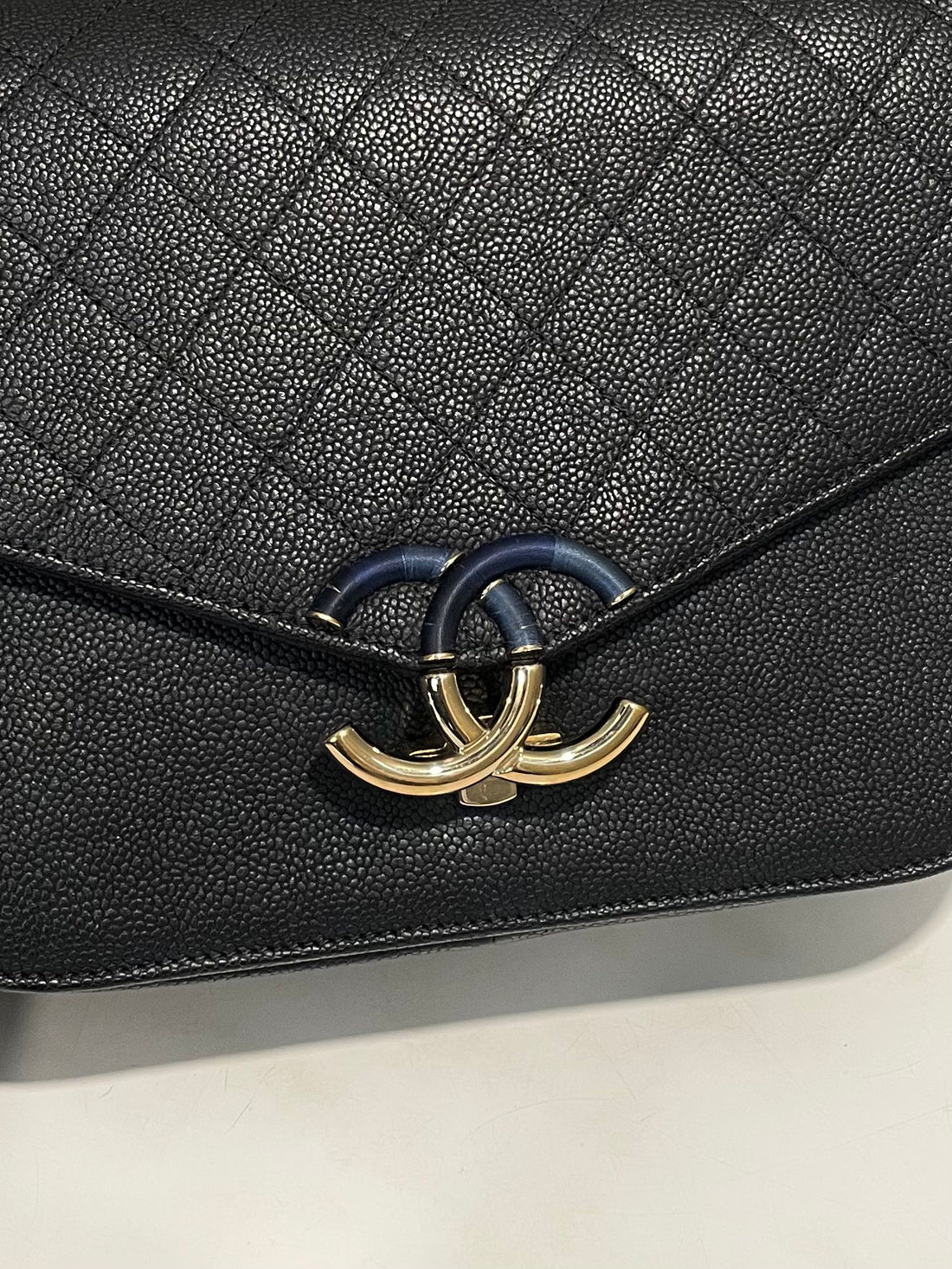 Chanel Coco Curve Cuba Bag Midnight Caviar
