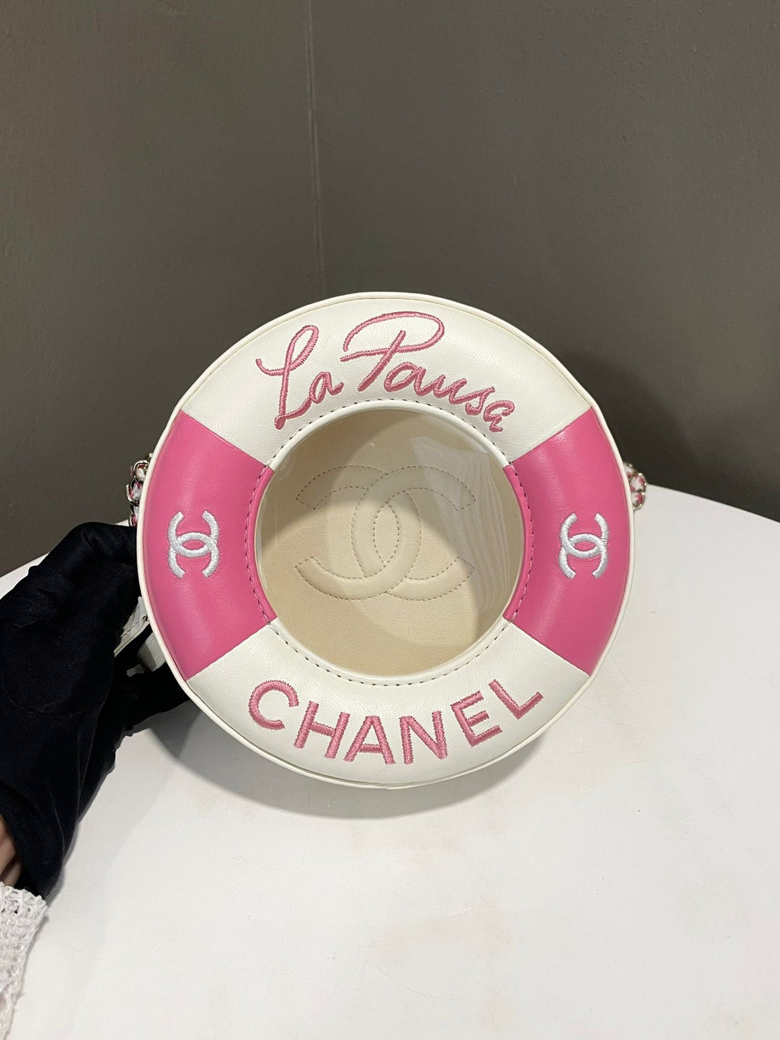 Chanel Cruise La Pausa Bag White / Pink