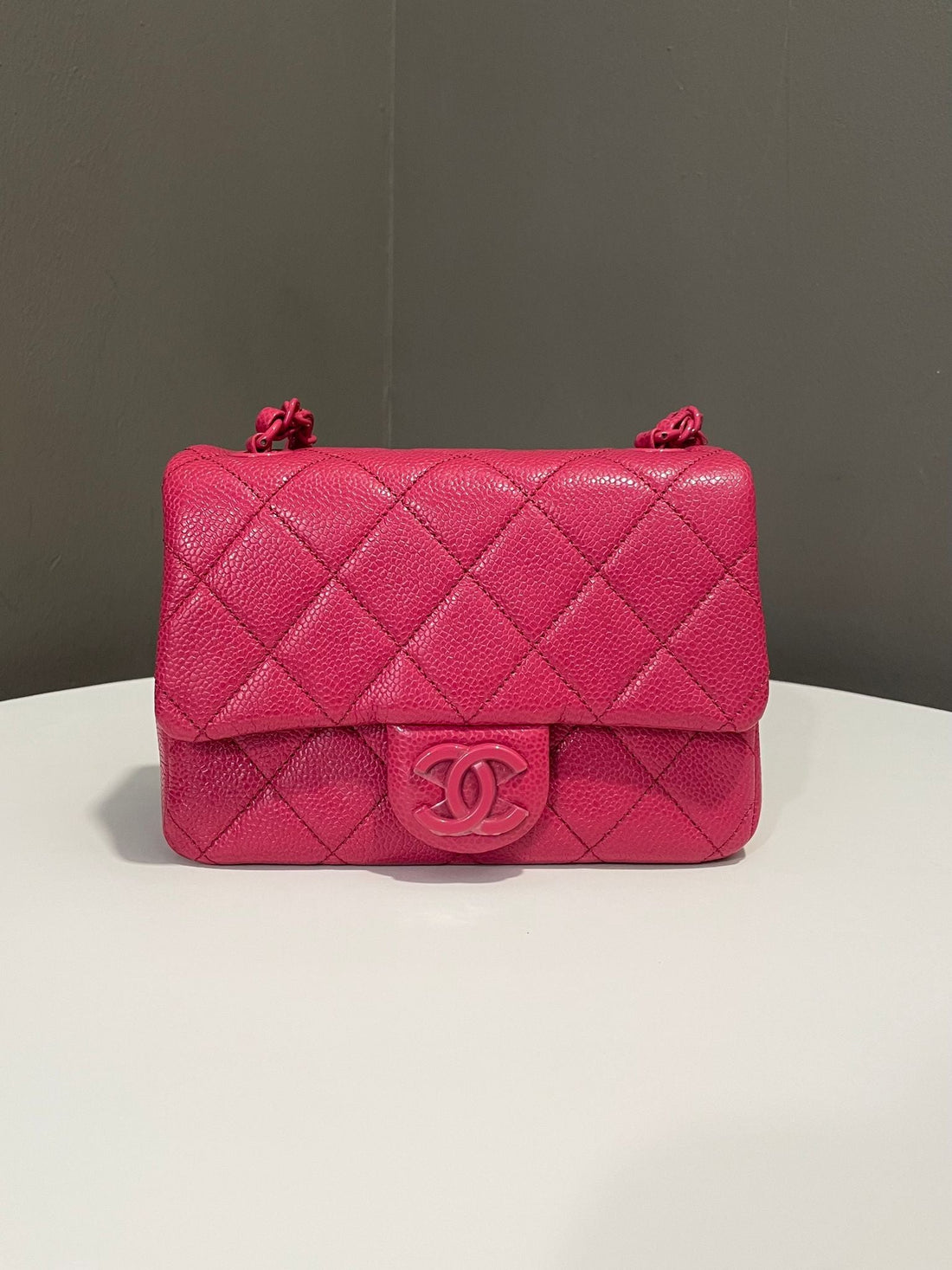 Chanel Incognito Mini Square Flap Rose Pink