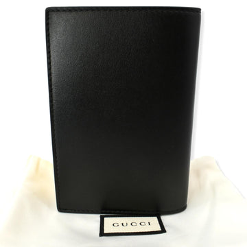 GUCCI Bi-Fold Leather Document Holder Black 547608
