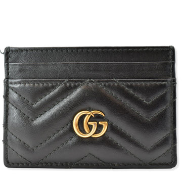 GUCCI GG Marmont Leather  Case Black 443227
