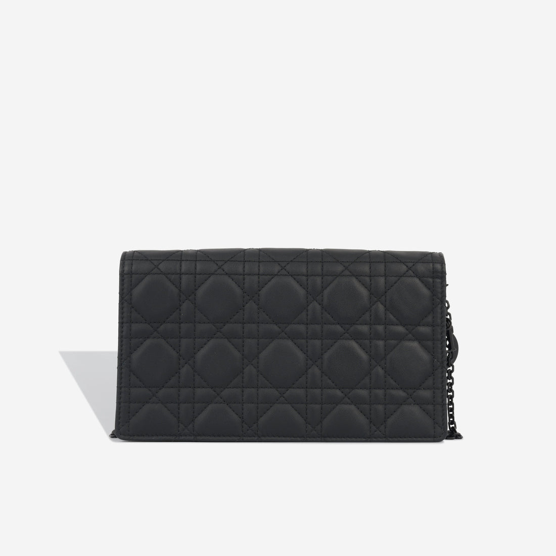 Christian Dior Lady Dior Pouch - Matte Black