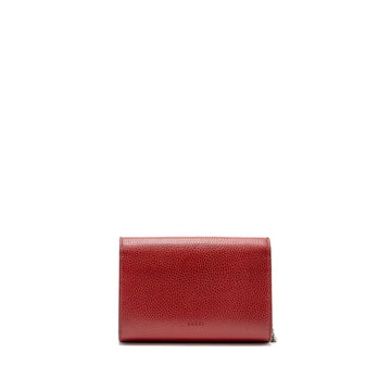 Gucci dionysus wallet on chain calfskin red multicolour hardware