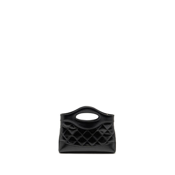 Chanel Mini 31 Clutch with Chain shiny lambskin black L (microchip)