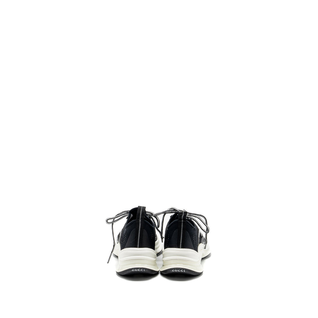 Gucci size 36.5 black / white sneakers