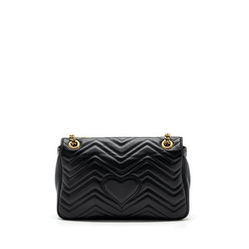 Gucci medium gg Marmont bag calfskin black
