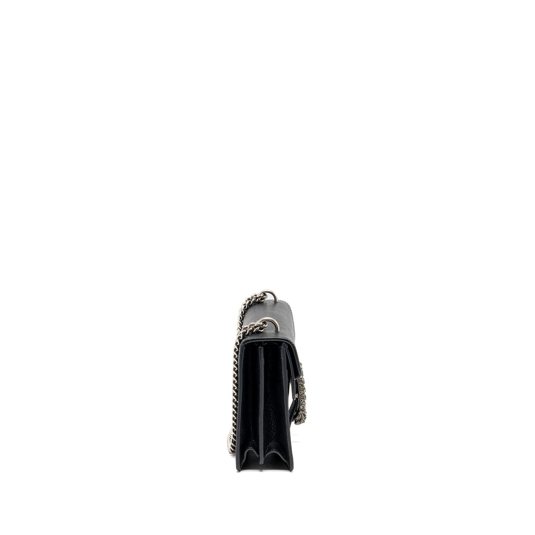 Gucci Dionysus Shoulder Bag Calfskin Black Ruthenium Hardware