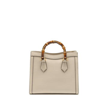 Gucci Small Diana Tote Bag Calfskin White