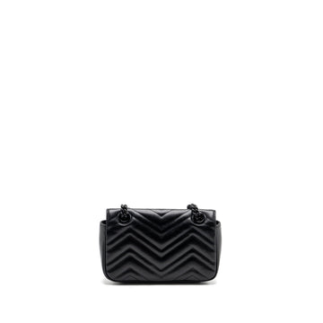 Gucci Mini Marmont calfskin black with Black Hardware