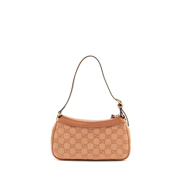 Gucci Small Ophidia Hobo Bag GG Supreme Canvas Pink L