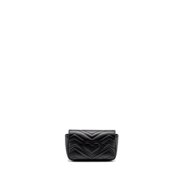 Gucci Super Mini Marmont calfskin black