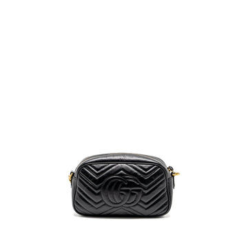 Gucci Marmont Camera Bag Calfskin Black