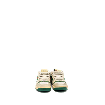 Gucci size 38 women?s Screener Leather Trainer / sneakers multicolour