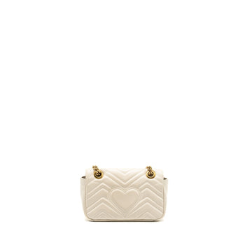 Gucci Mini Marmont bag calfskin white