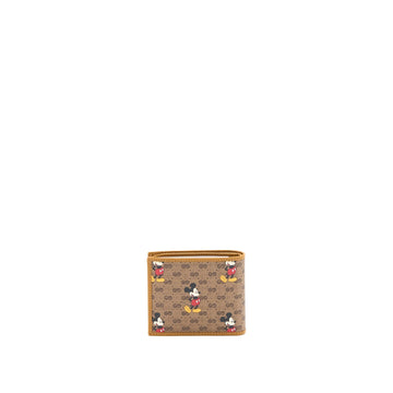Gucci x Disney Mickey Mo  Wallet Mini GG Supreme Beige