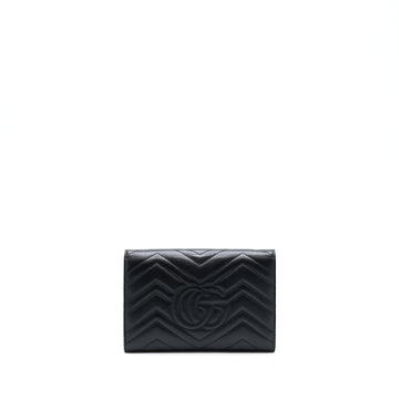 Gucci Marmont Wallet On Chain Black