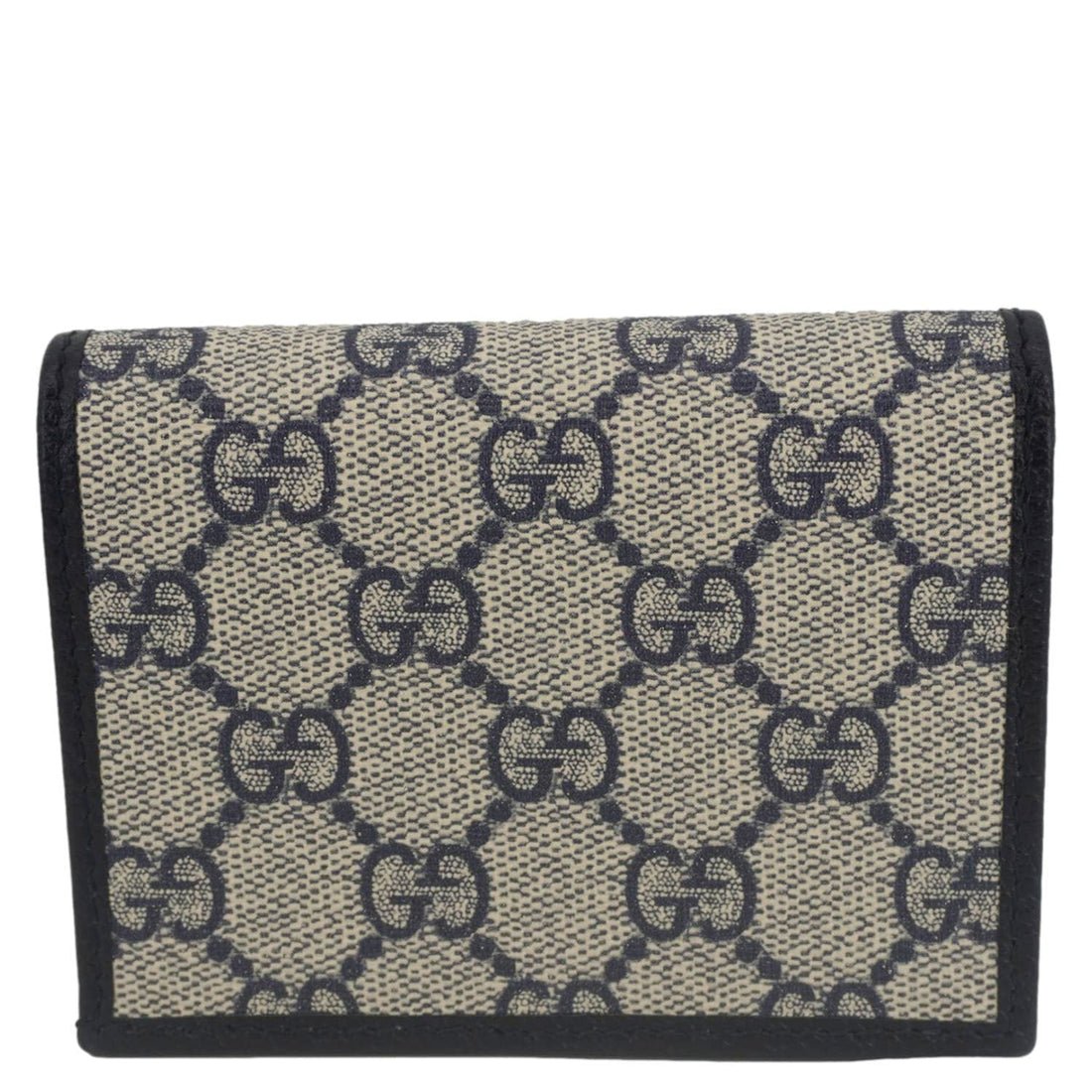 GUCCI Horsebit 1955 GG Supreme Canvas  Case Wallet Beige 621887