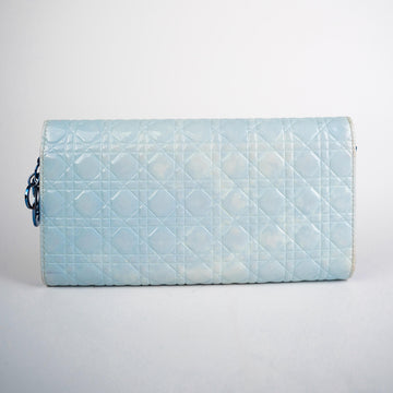 Dior Wallet On Chain WOC Crossbody Bag Blue
