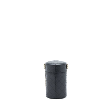 Chanel Vertical Clutch with Chain Lambskin Black L
