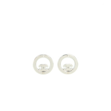 Chanel Round Earrings With Crystal