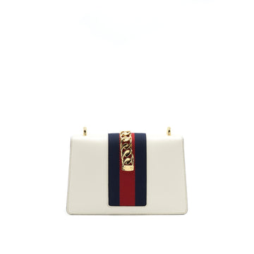 GUCCI SMALL SYLVIE BAG IN WHITE