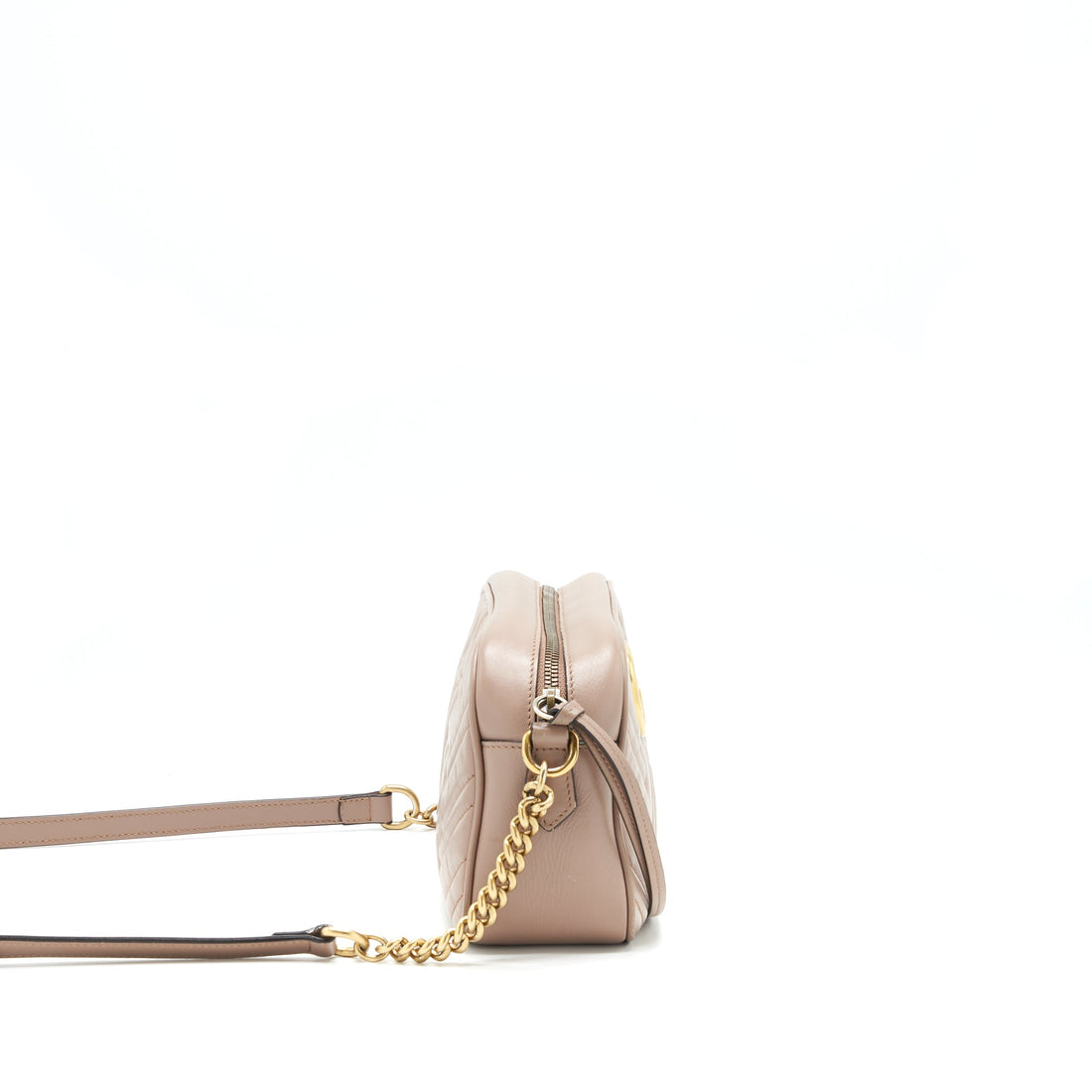 Gucci GG Marmont Small Matelasse Camera Bag Beige