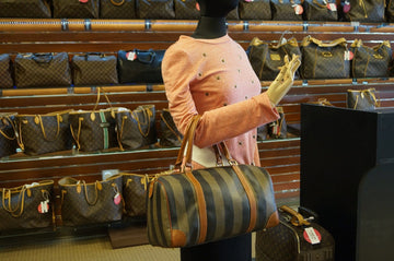 FENDI Bag - Fendi Brown Leather Satchel Handbag