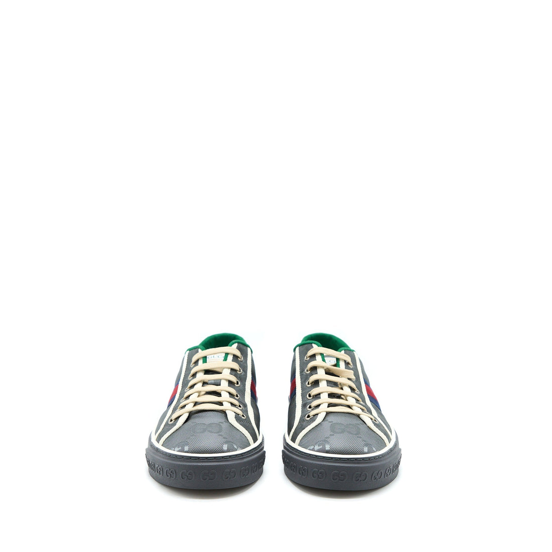 Gucci Size 10 Men?s Sneakers Off the Grid Webbing-Trimmed Monogrammed Econyl Canvas