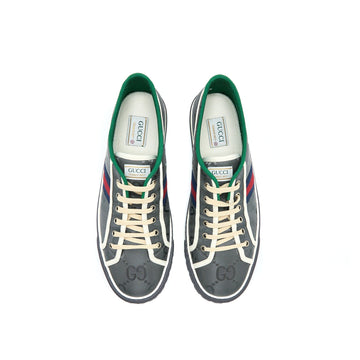 Gucci Size 10 Men?s Sneakers Off the Grid Webbing-Trimmed Monogrammed Econyl Canvas