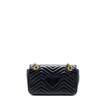 Gucci Small Marmont Calfskin Black