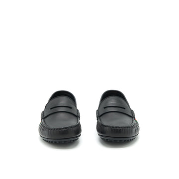 Gucci Size 5 Men?s Leather Loafer Black