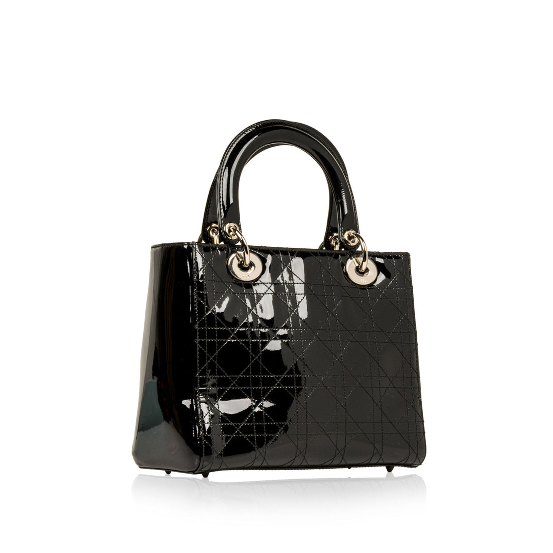 Christian Dior Lady Dior Medium Patent