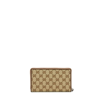 Gucci x Balenciaga Brown 2021 Classic Zip Long Wallet SHW