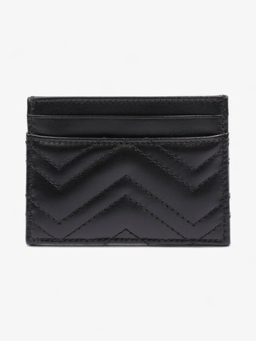 Gucci GG Marmont  Holder Black Matelasse Leather