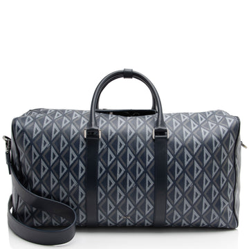 Dior CD Diamond Coated Canvas Lingot Duffle Bag (SHF-xwDGyq)