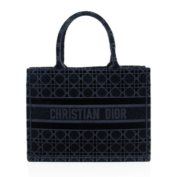 Dior Velvet Cannage Medium Book Tote