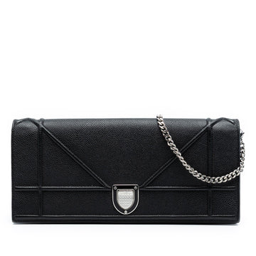 Dior Grained Calfskin Diorama Pochette Clutch