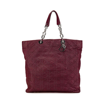 Dior Large Lambskin Cannage Lady Dior Soft Shopping Tote (SHG-kg4Y5I)
