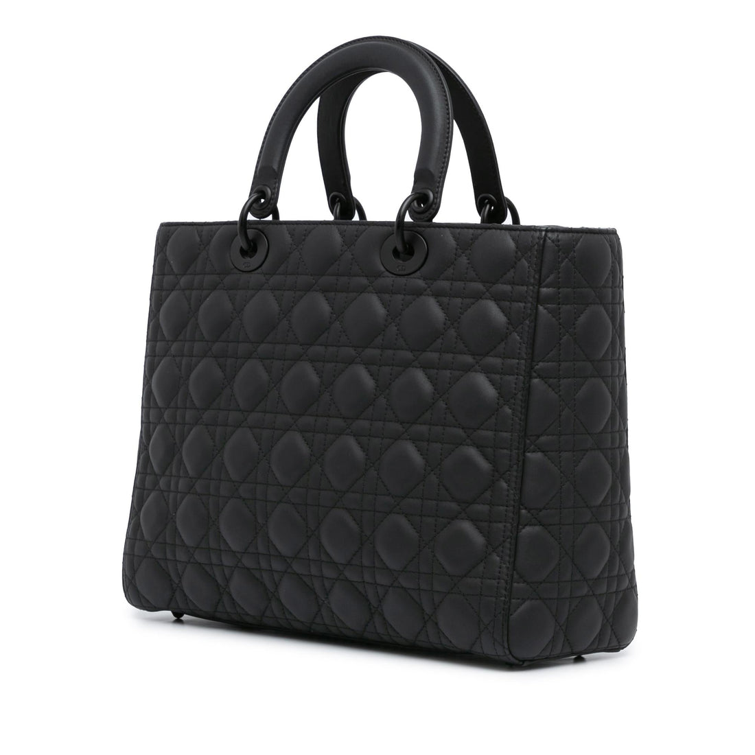 Dior Large Ultra Matte Calfskin Cannage Lady Dior (SHG-e5IVhs)
