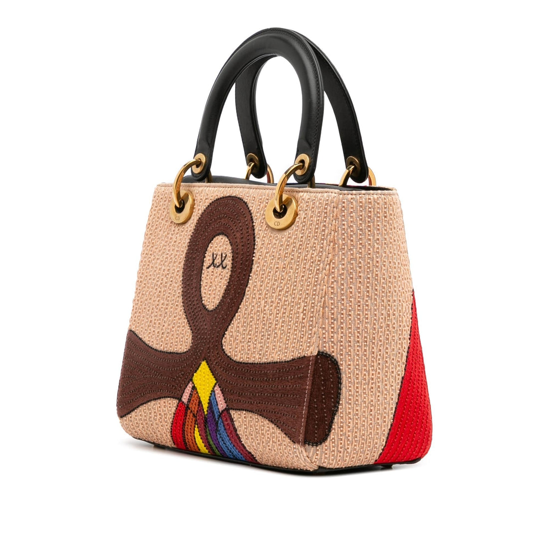 Dior Medium Calfskin Beaded and Embroidered Tarot Judgment Lady Dior