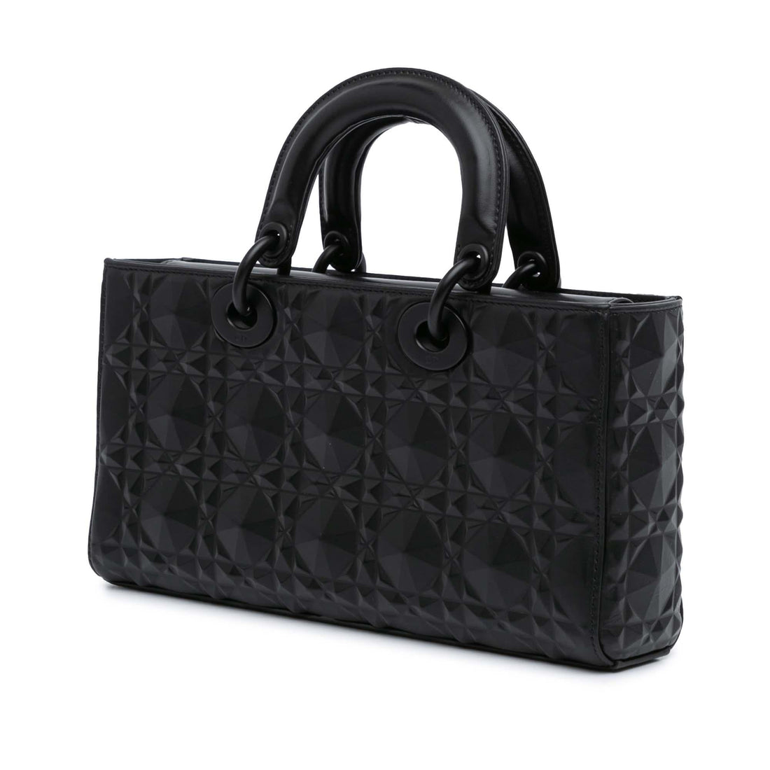 Dior Medium Calfskin Cannage Diamond Lady D Joy (SHG-0FjalQ)